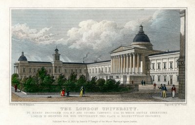 लंदन विश्वविद्यालय, 1828 द्वारा डब्ल्यू। वालिस
