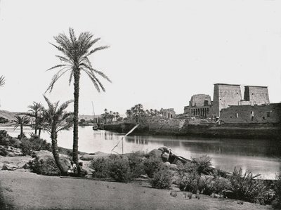 आइसिस, फिलाई, मिस्र का मंदिर, 1895। द्वारा डब्ल्यू एंड एस लिमिटेड