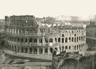 कोलोसियम, रोम, इटली, 1895। द्वारा डब्ल्यू एंड एस लिमिटेड