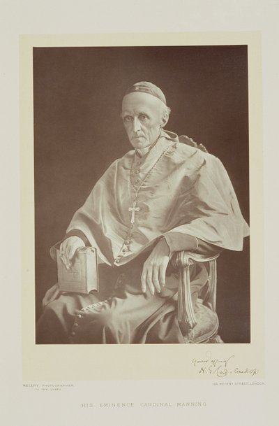 कार्डिनल हेनरी एडवर्ड मैनिंग का चित्र (1808-92) द्वारा वालरी रेज़्यूस्की
