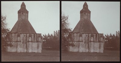 एबॉट्स किचन, ग्लास्टनबरी एबे, ग्लास्टनबरी, मेंडिप, समरसेट, 1913। द्वारा वाल्टर एडवर्ड ज़ेटमायरी