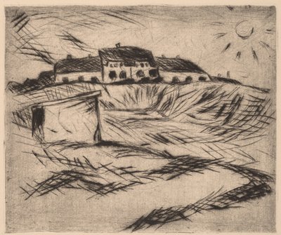 बैरक बैरक, 1916। द्वारा वाल्टर ग्रैमैट