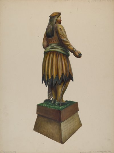 सिगार स्टोर इंडियन, सी. 1937. द्वारा वाल्टर होचस्ट्रैसर