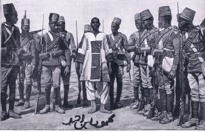 गार्ड के तहत द एमीर महमूद, इंग्लैंड के कैसल्स हिस्ट्री से चित्रण, 1900 द्वारा वाल्टर पेजेट