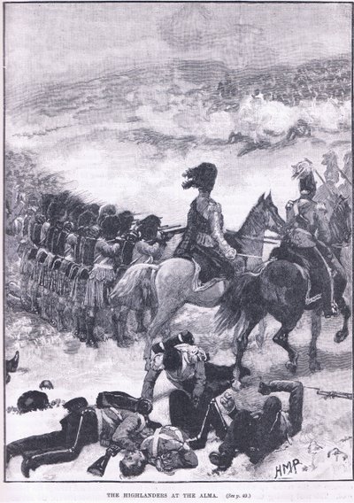1854 ई। में हाइलैंडर्स द्वारा वाल्टर पेजेट