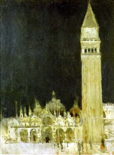 कैम्पैनाइल, वेनिस, c.1896-97 (कैनवास पर तेल) द्वारा वाल्टर रिचर्ड सिकर्ट
