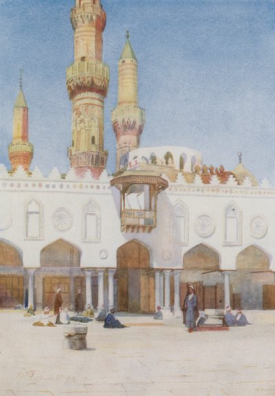 एल अजहर की मस्जिद, काहिरा विश्वविद्यालय का आंगन द्वारा Walter Spencer Stanhope Tyrwhitt