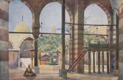 इब्राहिम आगा की मस्जिद: द इंटीरियर द्वारा Walter Spencer Stanhope Tyrwhitt