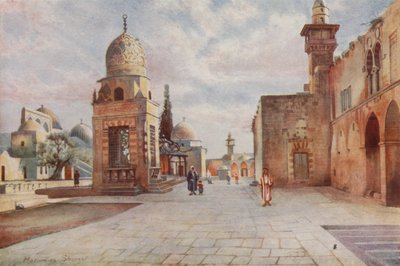 येरूशलम: द डोम ऑफ कैत बी, हरम-अल-शेरिफ द्वारा वाल्टर स्पेंसर स्टैनहोप टायरविट