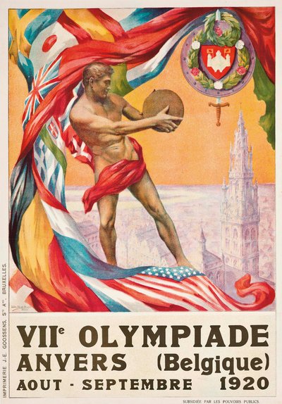 एंटवर्प, 1920 में 1920 ग्रीष्मकालीन ओलंपिक। द्वारा वाल्टर वैन डेर वेने