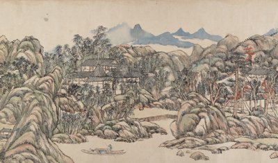 वांगचुआन विला, दिनांक 1711। द्वारा वांग युआनकी