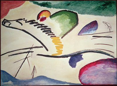 सार अश्व, 1911 द्वारा Wassily Kandinsky