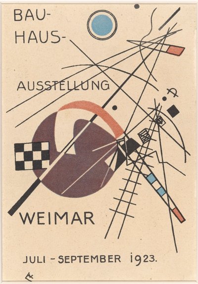 बॉहॉस प्रदर्शनी, 1923। द्वारा Wassily Kandinsky
