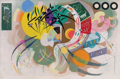 डोमिनेंट कुर्व (डोमिनेंट कर्व)। 1936 द्वारा Wassily Kandinsky