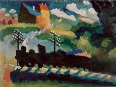मुराऊ में रेलमार्ग द्वारा Wassily Kandinsky