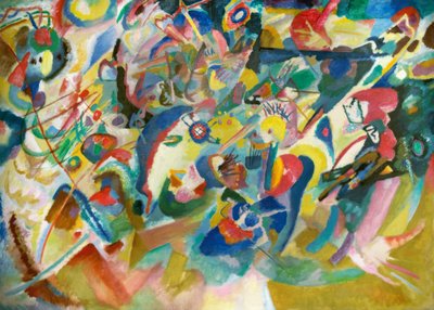 ड्राफ्ट 3 से रचना VII द्वारा Wassily Kandinsky