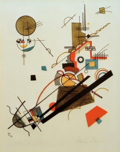 खुश चढ़ाई द्वारा Wassily Kandinsky