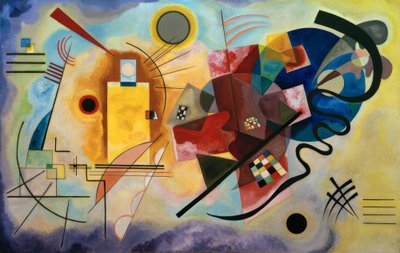 पीला - लाल - नीला द्वारा Wassily Kandinsky
