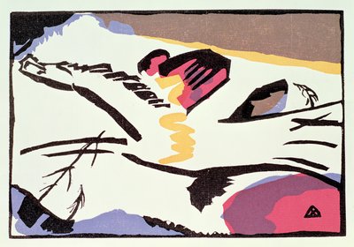 हॉर्स, &39;द ब्लू राइडर&39;, 1911 से द्वारा Wassily Kandinsky