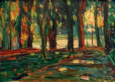 संत बादल के पार्क में द्वारा Wassily Kandinsky