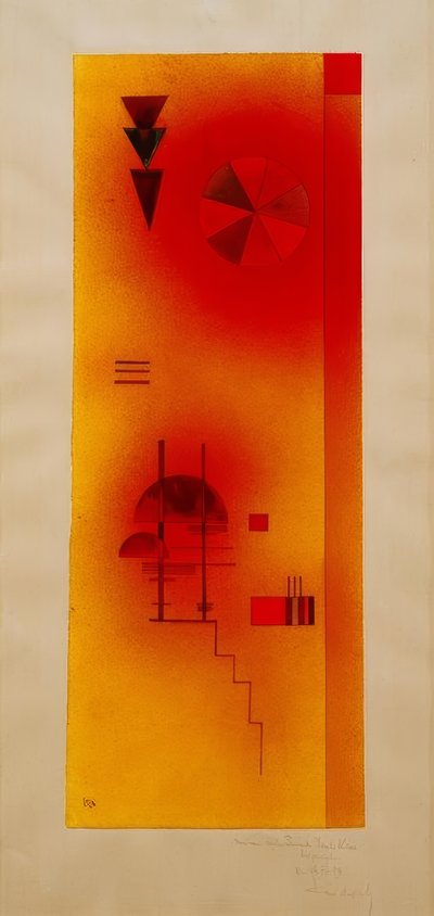 बिना शीर्षक के द्वारा Wassily Kandinsky