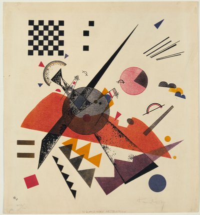 नारंगी, 1923 द्वारा Wassily Kandinsky