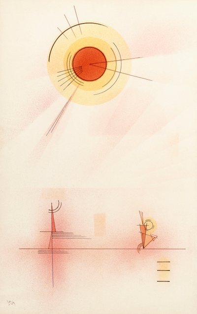 सनशाइन द्वारा Wassily Kandinsky