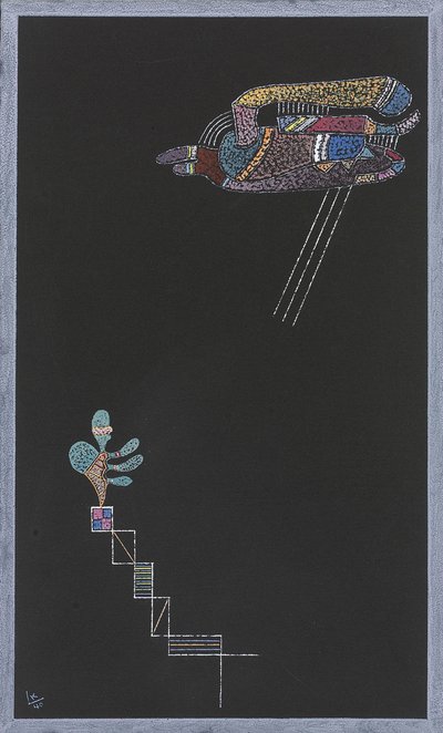 शीर्षकहीन, 1940। द्वारा वासिली कैंडिंस्की