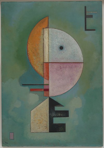 ऊपर की ओर, 1929 द्वारा Wassily Kandinsky