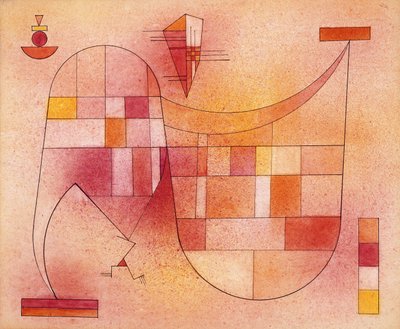पीला गुलाबी; गेलब रोजा द्वारा Wassily Kandinsky