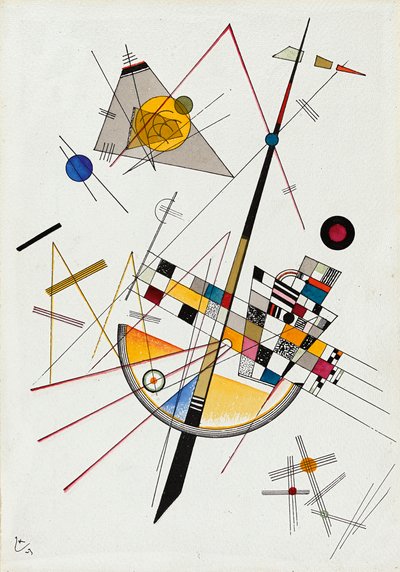 नाजुक तनाव नाजुक तनाव नं। 85, 1923। द्वारा Wassily Kandinsky