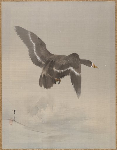 फ्लाइंग हंस, सीए। 1887. द्वारा वतनबे पेजी