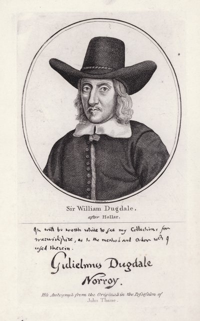 सर विलियम डगडेल (उत्कीर्णन) द्वारा Wenceslaus (बाद) होलर
