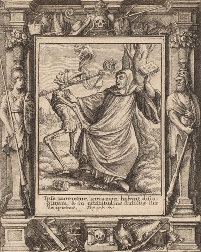 मठाधीश, 1651। द्वारा Wenceslaus Hollar