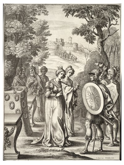 एनेसिस एंड्रोमैचे से मिलता है द्वारा Wenceslaus Hollar