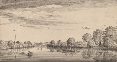 एल्बरी, 1645। द्वारा Wenceslaus Hollar