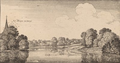 एल्बरी, 1645। द्वारा Wenceslaus Hollar