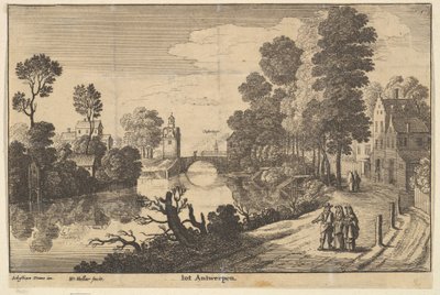 एंटवर्प, 1625-77। द्वारा Wenceslaus Hollar
