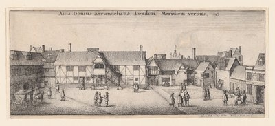 दक्षिण से अरुंडेल हाउस, 1646।, 1646। द्वारा Wenceslaus Hollar