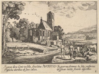 अगस्त, 1628-29। द्वारा Wenceslaus Hollar