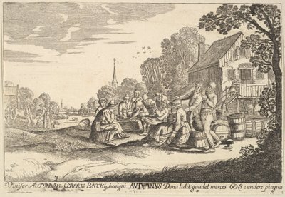 शरद ऋतु, 1629। द्वारा Wenceslaus Hollar