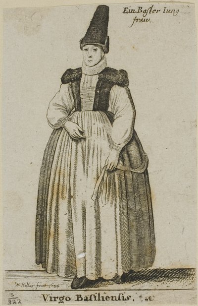 बेसल महिला द्वारा Wenceslaus Hollar