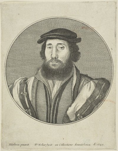 दाढ़ी वाला आदमी द्वारा Wenceslaus Hollar