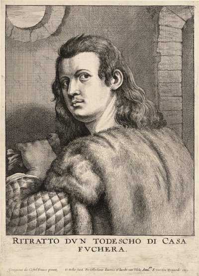 बफलमैको या 'टोडेस्को डि कासा फुचेरा'। राज्य 3 द्वारा Wenceslaus Hollar