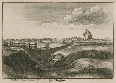 इस्लिंगटन, न्यू रिवर हेड द्वारा द्वारा Wenceslaus Hollar
