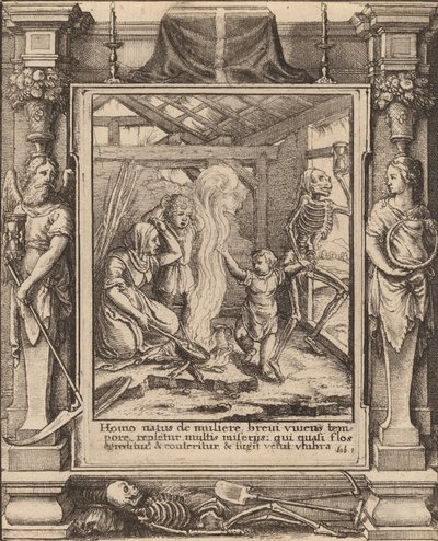 बच्चा, 1651। द्वारा Wenceslaus Hollar