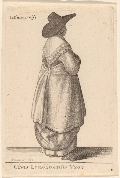 लंदन Vxor के नागरिक द्वारा Wenceslaus Hollar