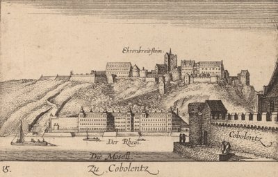 कोब्लेंट्ज़, 1635। द्वारा Wenceslaus Hollar