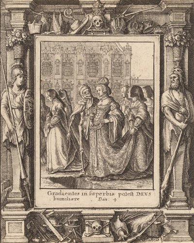 महारानी, 1651। द्वारा Wenceslaus Hollar