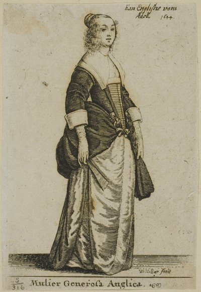 अंग्रेजी सज्जन महिला द्वारा Wenceslaus Hollar